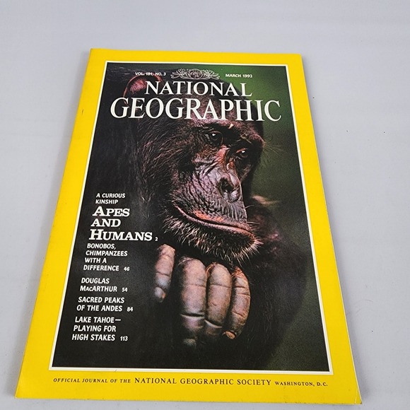 Other - National Geographic Magazine March 1992  No Insert